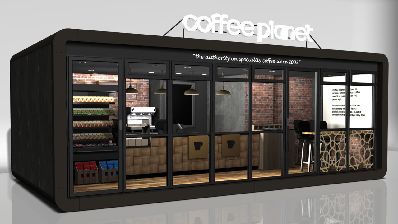 pre-built modular retail units